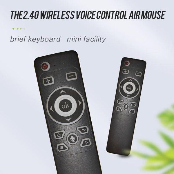 

remote controlers mt3 air mouse voice control with 2.4g usb receiver gyro sensing wireless smart latest for android tv box pc1