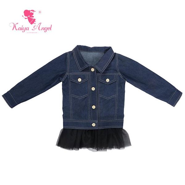 

2020 kaiya angel little girls winter coats and jackets factory wholesale autumn winter outfit clothes fashion kids, Blue;gray