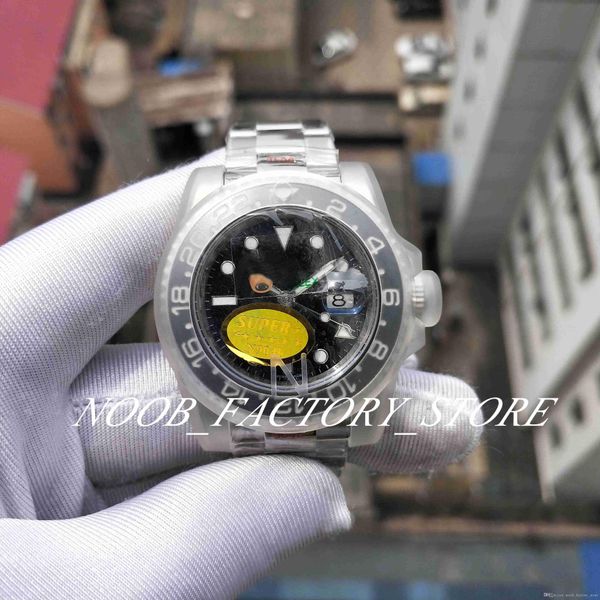 

2 colors super n factory v10 version watch 40mm cal.3186 automatic mechanical movement 904l ceramic bezel diving men's watch watches, Slivery;brown