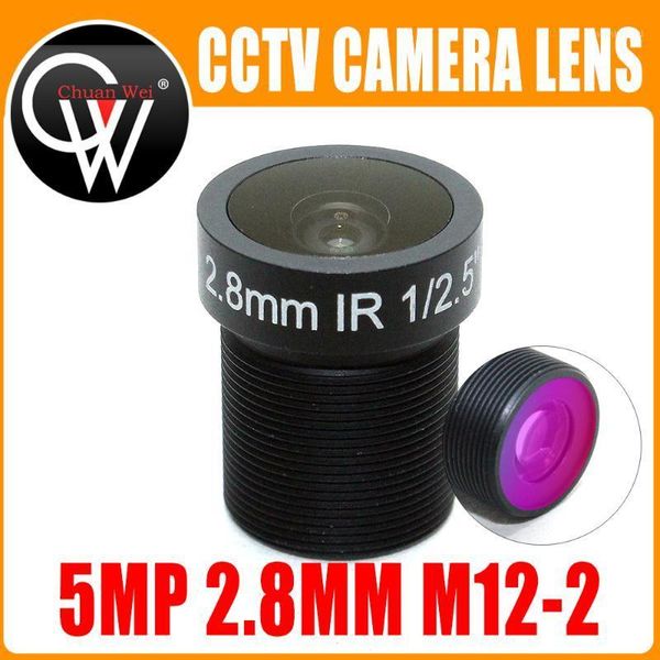 

100pcs/lot 2.8mm ir 650 1/2.5"5mp lens 160 degrees wide angle ir board m12 for hd 3mp 5mp ip camera lens1