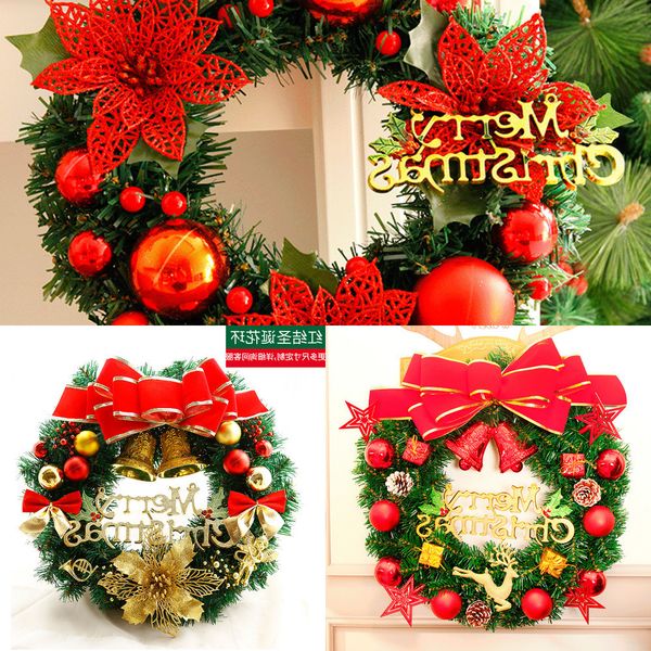 

new decorations 50 30cm40 year / 60cm door & nbsp; christmas tree wreath hanging
