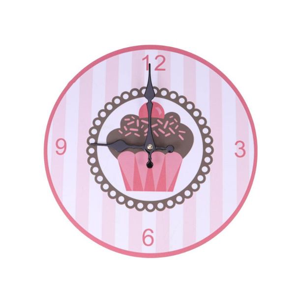 

wall clocks 14 inch cake design clock hangimh creative hanging for home (light)