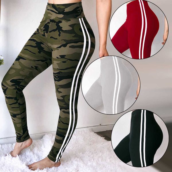 

new stretch fitness leggings double white ee yoga pants, Black