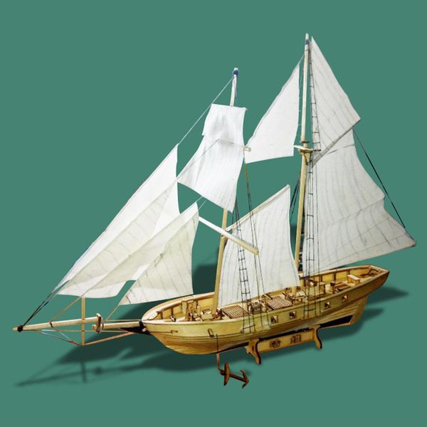 

assembling building kits ship sailboat harvey sailing model assembled wooden kit diy toys gift