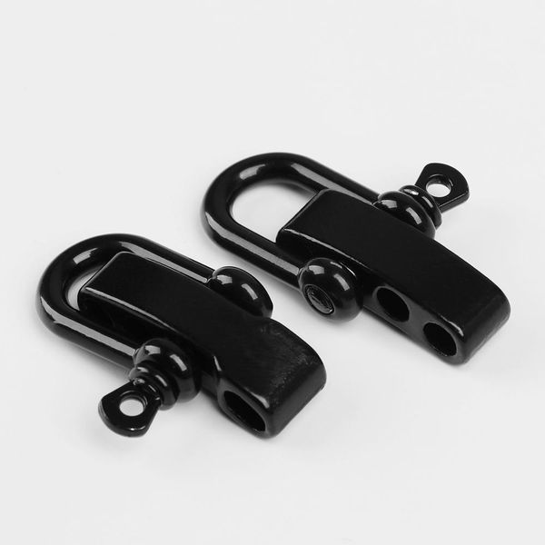 

black u-shaped shackle buckle stainless steel bracelet buckles outdoor camping survival rope paracords bracelets accessories q bbynno