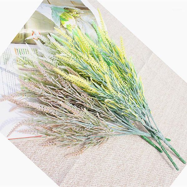 

7 branch foxtail artificial flower lavender autumn home l decoration wedding bridal bouquet fake flowers1