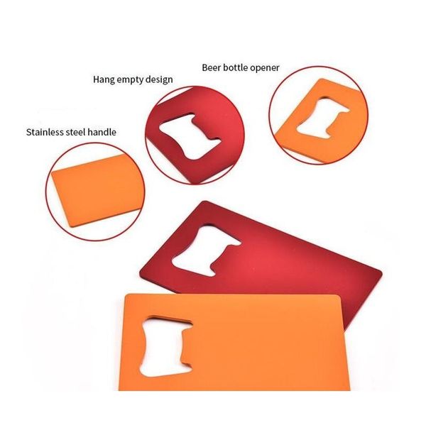 

wallet size stainless steel opener 4 colors credit card beer bottle opener business jllhwe outbag2007