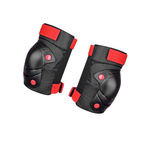 

elbow & knee pads 6pcs kids protective gear set safety hand protectors for skateboarding cycling roller skating (black - size, Black;gray