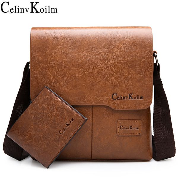 

celinv koilm brand men messenger bags famous brand leather crossbody shoulder bag for man business tote bags fashion c1016