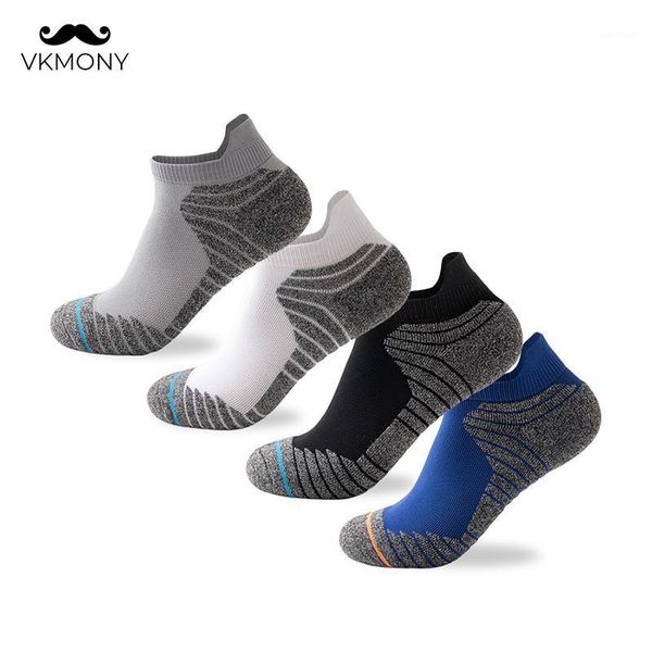 

men athletic socks no show running socks outdoor man sport cycling walking vkmony1, Black
