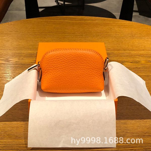 

mini cute leather coin bag simple korean women's zipper small purse pocket