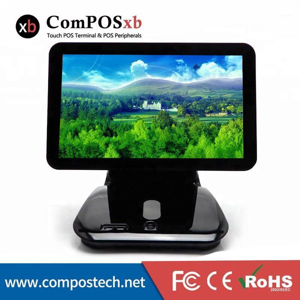 

piano glossy terminal 15.6 inch capacitive touch screen system for book store1