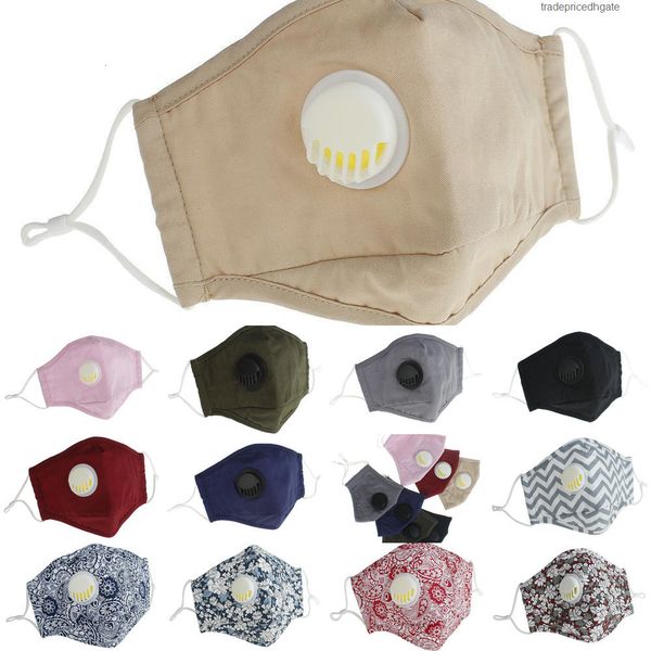 

protective mask anti-dust reusable washable pm2.5 dhl valve cotton face masks c ugxo