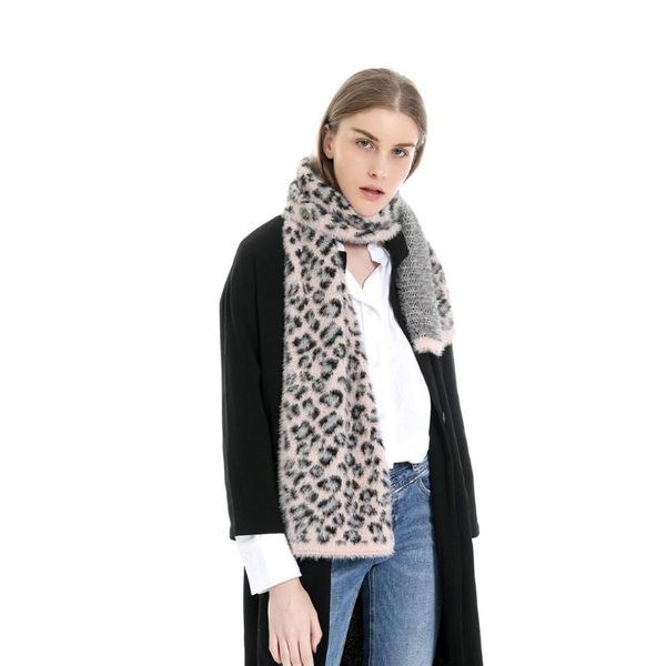 

leopard print streetwear warm women soft scarves shawl wrap scarf blanket shawls and wraps abrigos mujer invierno 2020, Blue;gray