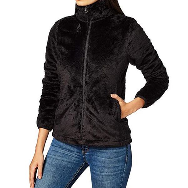 

new 2021 fashion women soft fleece osito jackets ladies mens kids softshell ski down coats windproof casual coats, Black;brown