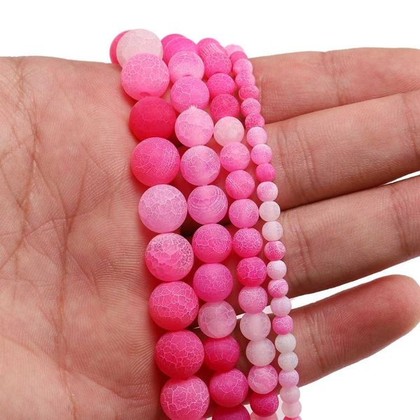 

wholesale weathering cone round spacer bound frost crab rose red agates bear для ювелирных изделий, изготовление diy ожерелья браслет аксесс