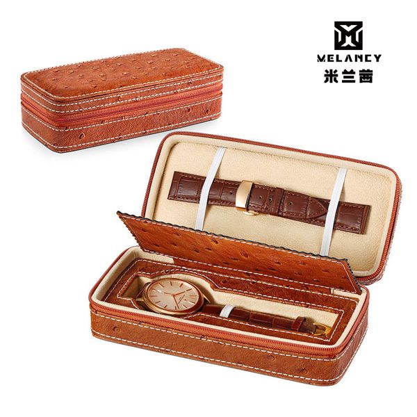 

wholesale luxury leather travel case plastic storage watch gift box for watches
