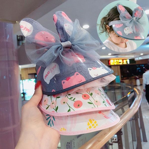 

caps & hats cute kids baby hat lace bows summer children girl sun accessories outdoor sport girls baseball cap bonnet enfant1, Yellow
