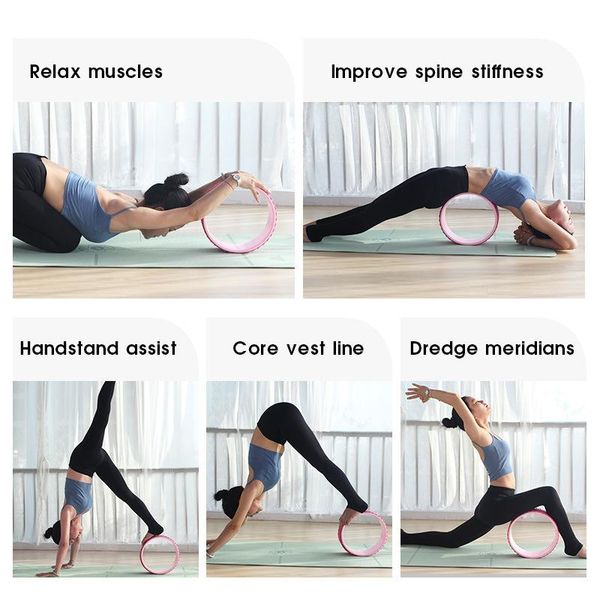 

массаж йога колесо tpe йога пилатес круг womanback обучение abs центр профессиональной пригодности оборудования талии форма бодибилдинг bbyy