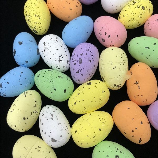 

multi color simulation pigeon eggs 2*3cm easter fashion simulation bird egg festival decoration 0 08hj p2