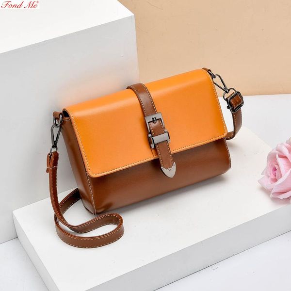 

new fashion color contrast shoulder bag