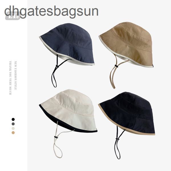 

brand cap carves[new arrivals]double sided fisherman hat women's spring autumn bucket basin hat fashion versatile summer sunshade, Blue;gray