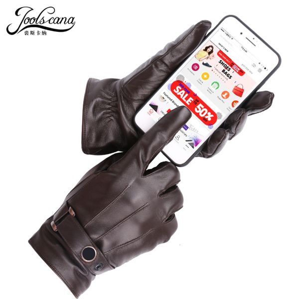 

genuine winter joolscana leather gloves sensory tactical men gloves fashion wrist touch screen drive autumn good quaoutletohnd