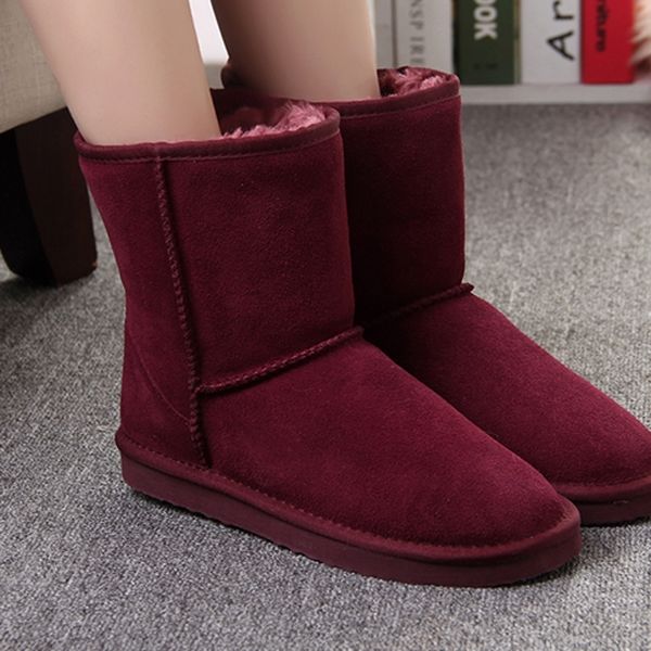 

winter new fashion woman snow boots warmly thick bottom plush casual boots shoes y200915, Black