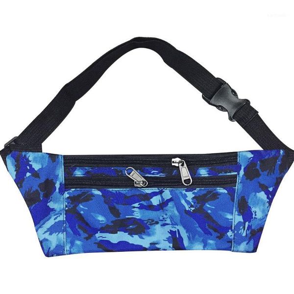 

camouflage waist bag riding sports ultra thin gym running waterproof multifunction adjustable strap fitness phone storage1