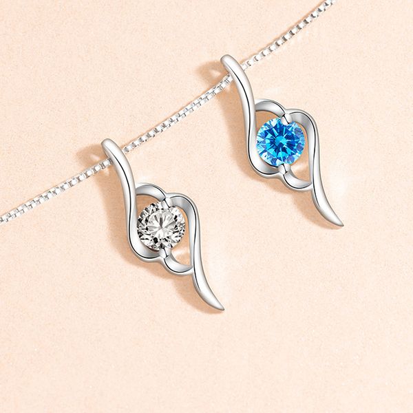 

999 sterling silver necklace female clavicle chain cupid's arrow simple pendant birthday valentine's day gift for girlfriend