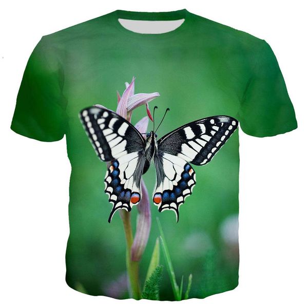 

new cool butterfly 3d print shirts kawaii horror humor men clothing