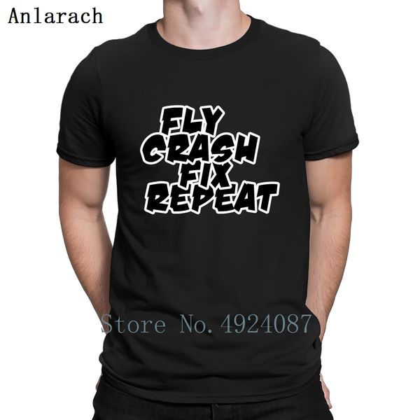 

fly crash fix repeat t shirt male summer funny t shirts the new stylish fashions designs sport hooded sweatshirt hoodie