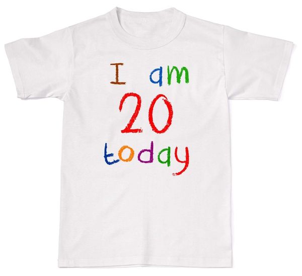 

summer sale fashion i am 20 today funny cute birthday humour joke t-shirt sport hooded sweatshirt hoodie