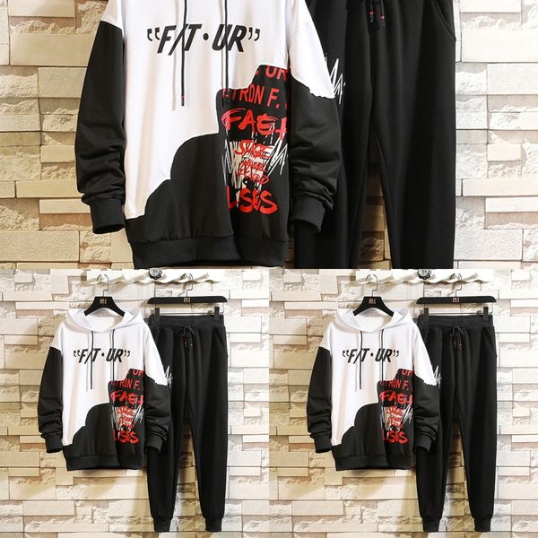 

qqqyw set clothes 12-15 years old junior high 14-16 sweater t-shirt sle studentssweater boysautumn big boy boy autumn years old long sweater, Black