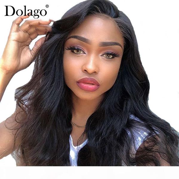 

прозрачный фронт шнурок объемной волна бразильских человеческих волос парики с ребенком волос pre щипковой natural black 130% remy волос dol