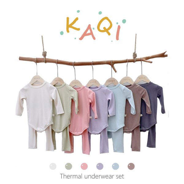 

colors korean version of children's clothing 2020 baby autumn new printed home set baby home pajamas, Blue