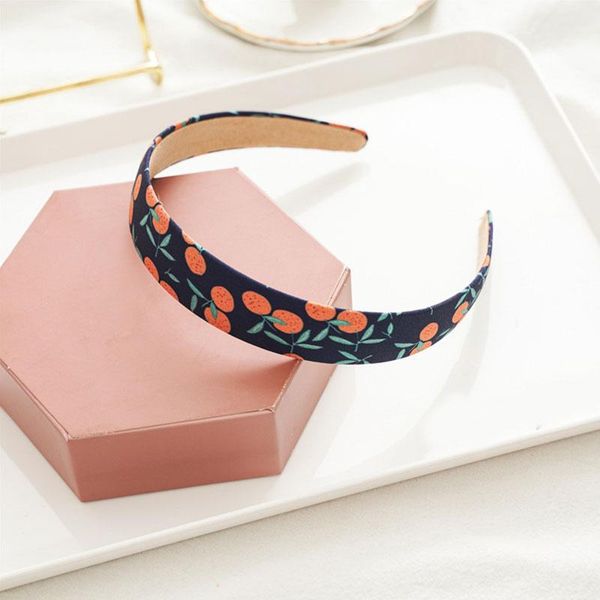 

fashion sweet fruit printed women headband stretch wide head hoop face wash makeup hair hoop turban hairband hair accessories q sqcofr