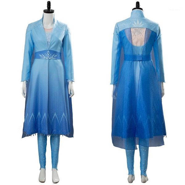 

in the stock snow queen grow cosplay girl princess dress costume women long blue dress outfit suit halloween costume gift1, Black