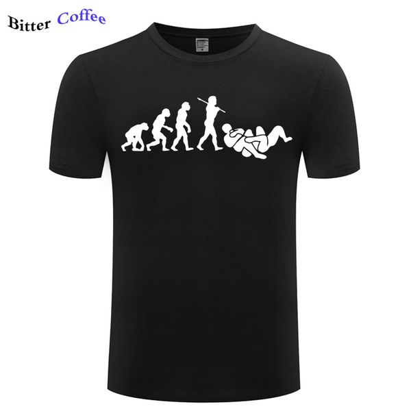 

new бразильского джиу джитсу bjj evolution мужской с коротким рукавом летних печатей o шеи случайной плюс размер спорт толстовка с капюшоном