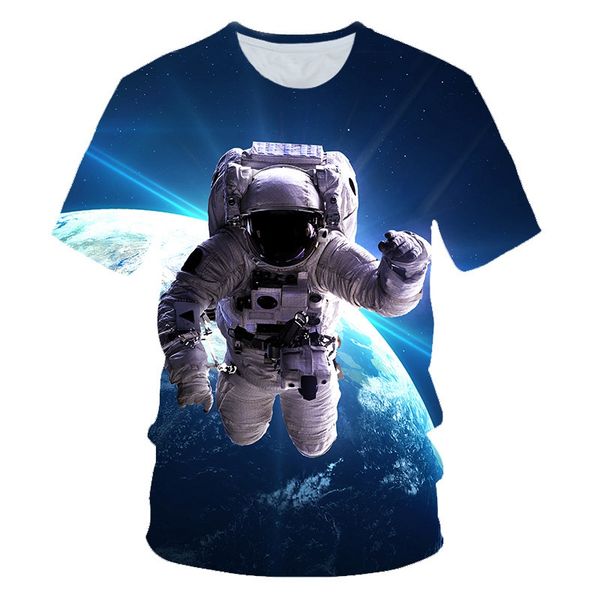 

astronauts moon space walk oversized teenager fortniter 3d print shirts comics plus size comics men clothing