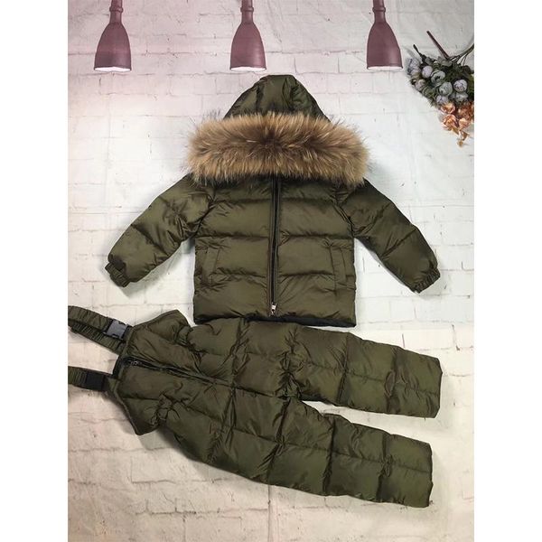 

baby boy clothes set baby down jacket winter jacket for boy snow clothes children's down winter suits 6m - 8t, Blue;gray