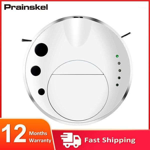 

vacuum cleaners prainskel robot cleaner powerful suction for hard floors&carpet auto recharge ultrasonic infrared sensor anti collision clea