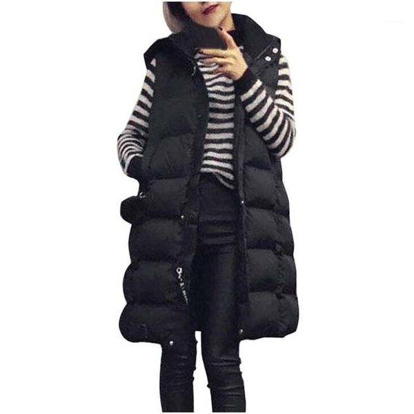 

women's hoodie vest winter warm thicken casual windbreaker solid colors sleeveless jacket female classic waistcoat #t2g1, Black;white