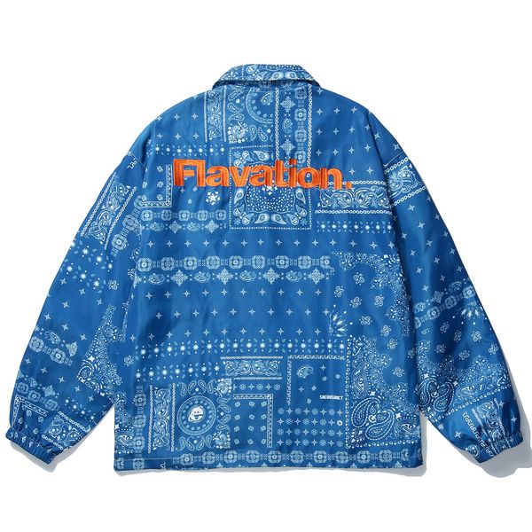 

2021 new aelfric eden embroidery pattern jacket men harajuku autumn loose streetwear outwear hip hop casual cotton coats 2gs6, Black;brown