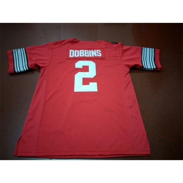 Мужчины #2 Дж.К.Джерси колледжа DOBBINS Ohio State Buckeyes, белый, красный, черный, персонализированный S-4XL, или майка с любым именем или номером на заказ