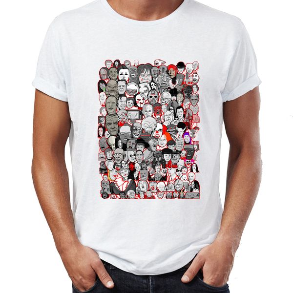 

men's t shirt horror friends jason michael myers halloween jigsaw awesome artwork printed tee sport hooded sweatshirt hoodie