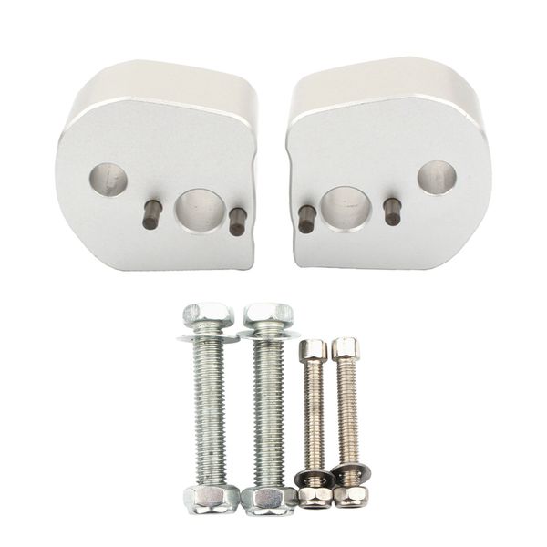 

one pair 1 inch 25mm motorcycle handlebar riser clamp kit heavy duty aluminum