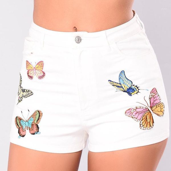 

plus size booty jean shorts high waisted summer snack mini korean sweat pants 2020 fashion denim shorts club outfits1, Blue