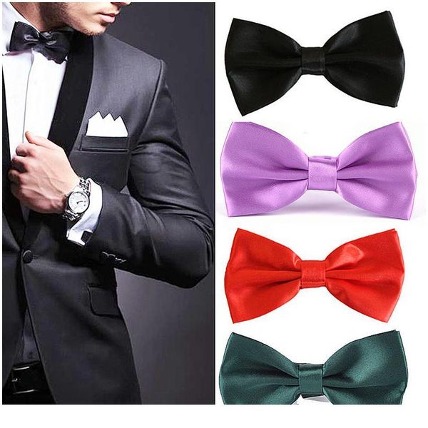 

fashion new bow ties kids bowtie neckties for men wedding party business suits colorful butterfly business crav qylbip, Black;gray