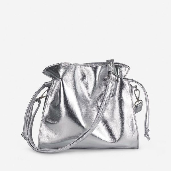 

silver string women bag fashion purses small shoulder and messenger bag designer crossbody bags for women